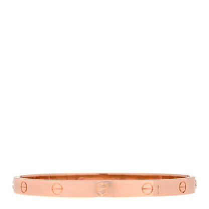 Cartier 18K Pink Gold LOVE Bracelet 19 3 of 5