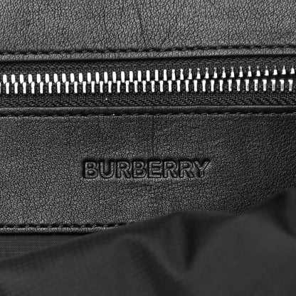 Burberry Nylon Logo Print Rocky Backpack Black 5 of 19