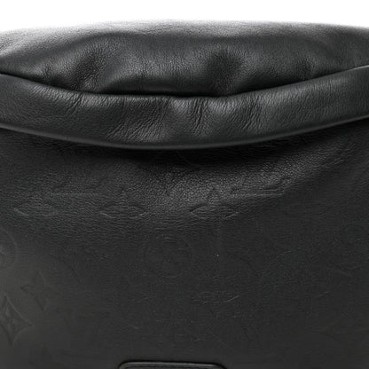 Louis Vuitton Calfskin Monogram Shadow Discovery Bumbag Black 7 of 10