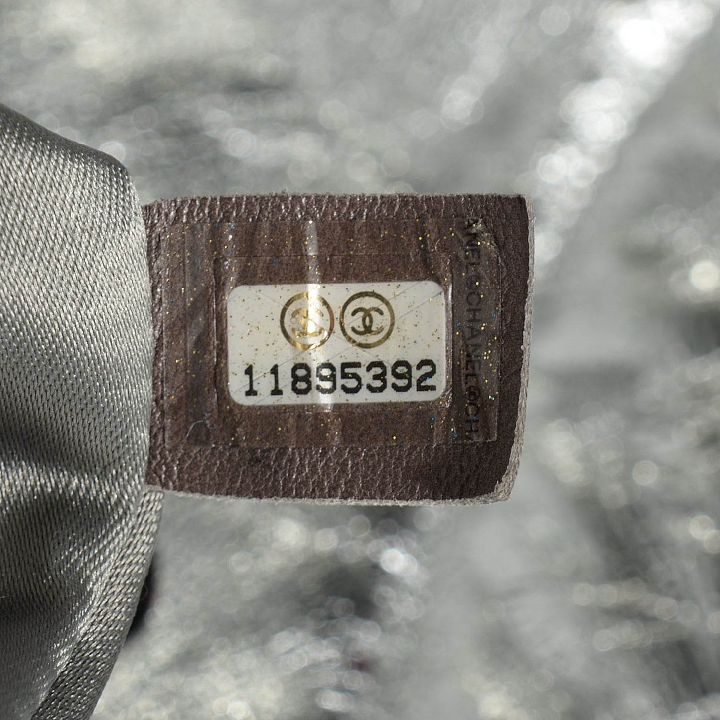 Perforated Lambskin Hollywood Hobo Metallic Silver