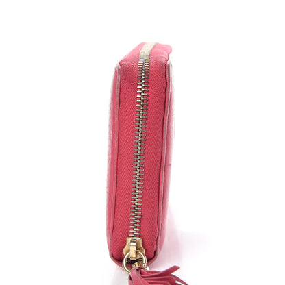 Gucci Pebbled Calfskin Soho Zip Around Wallet Pink 8 of 14