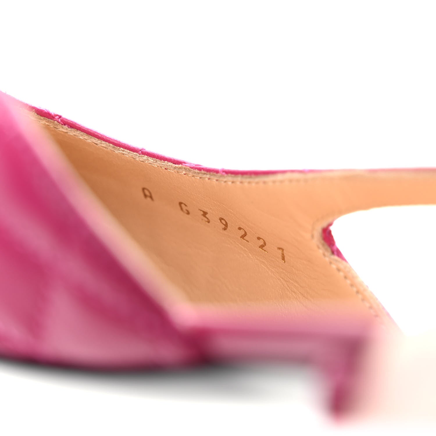 Chanel Lambskin Patent Cap Toe CC Slingback Flats 40 Pink Black 8 of 8
