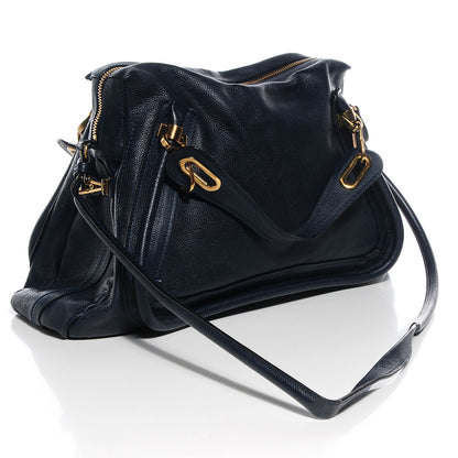 Chloe Calfskin Large Paraty Midnight Blue 4 of 11