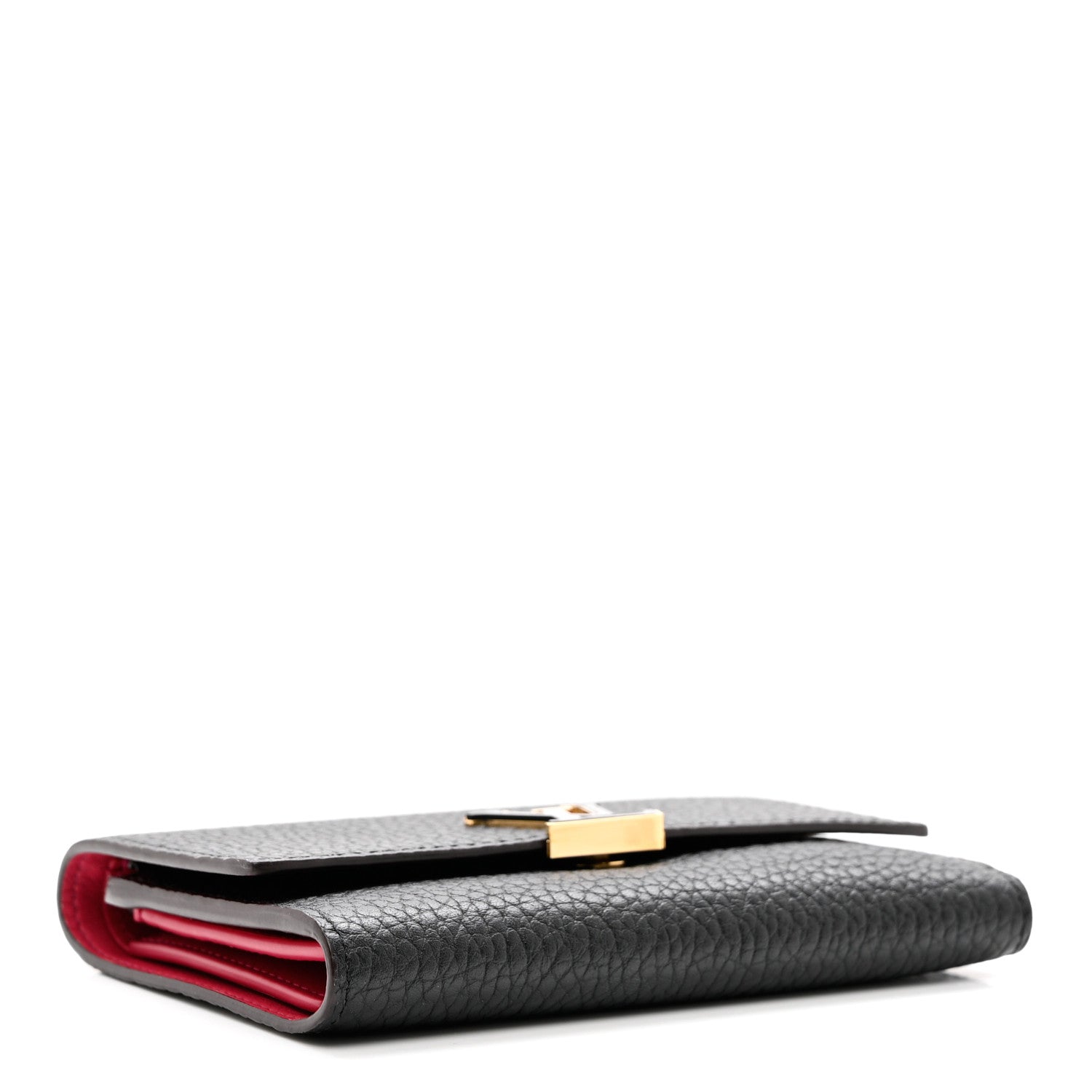 Louis Vuitton Taurillon Capucines Compact Wallet Black 4 of 6