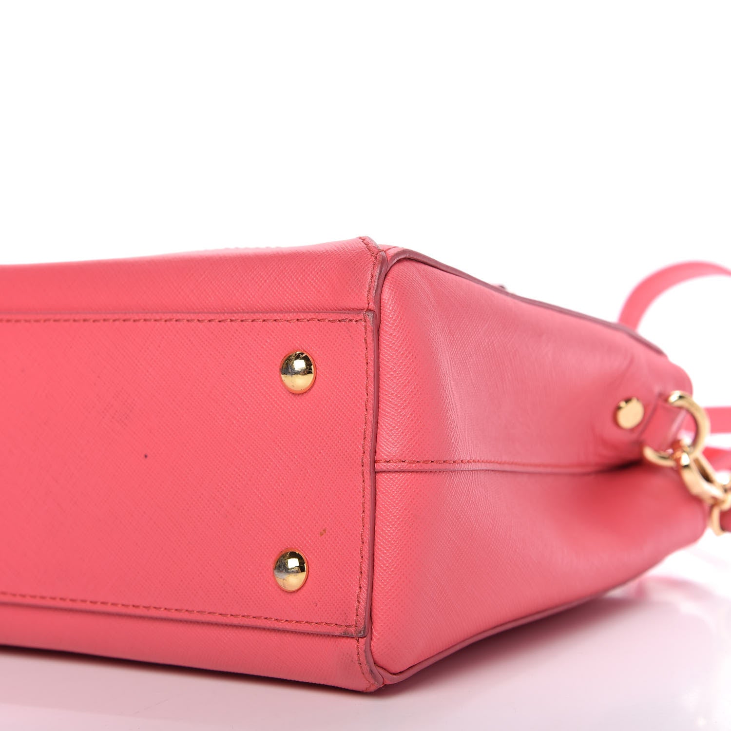 MCM Saffiano Nuovo Tote Pink 7 of 13