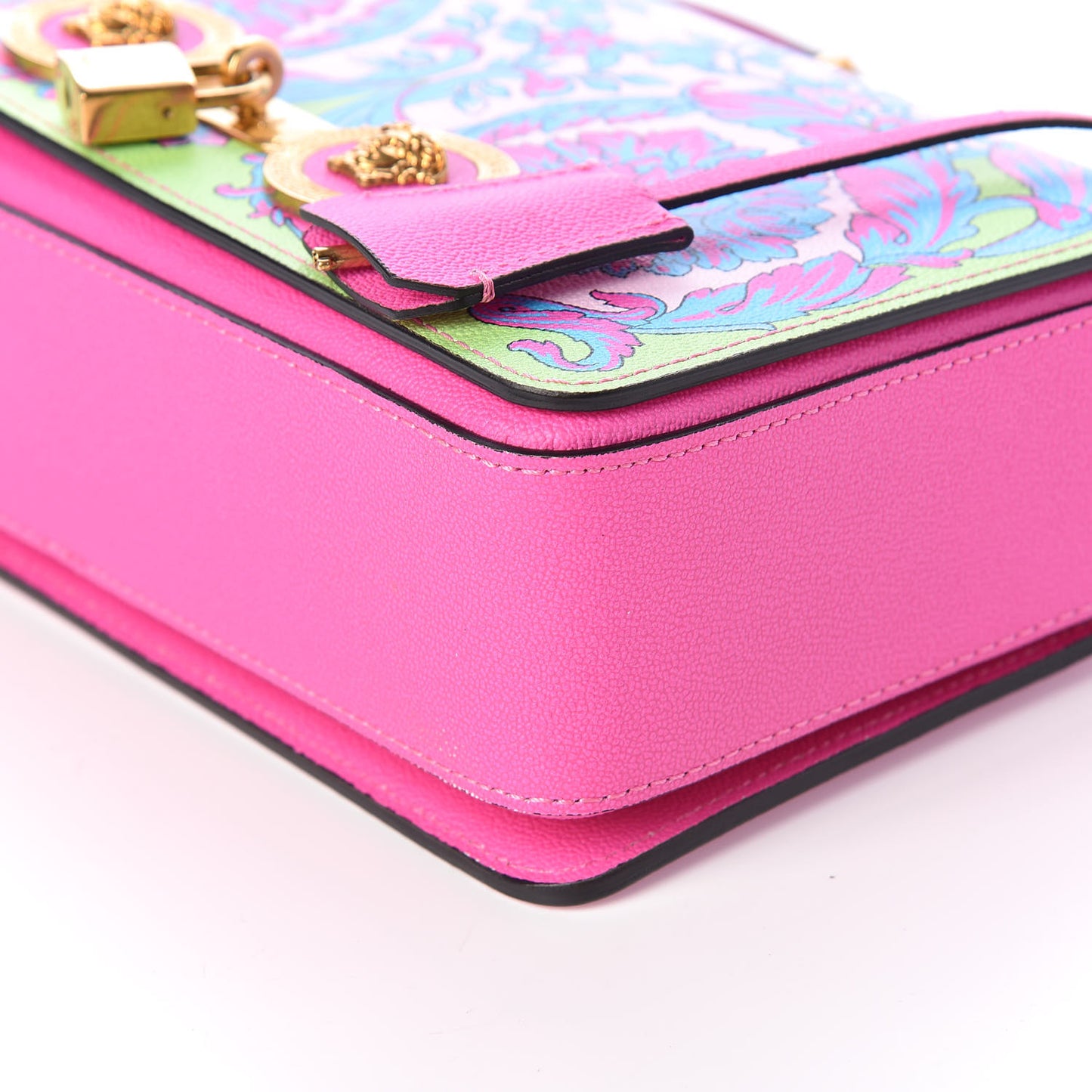 Calfskin Technicolor Baroque Print Medium Icon Chain Bag