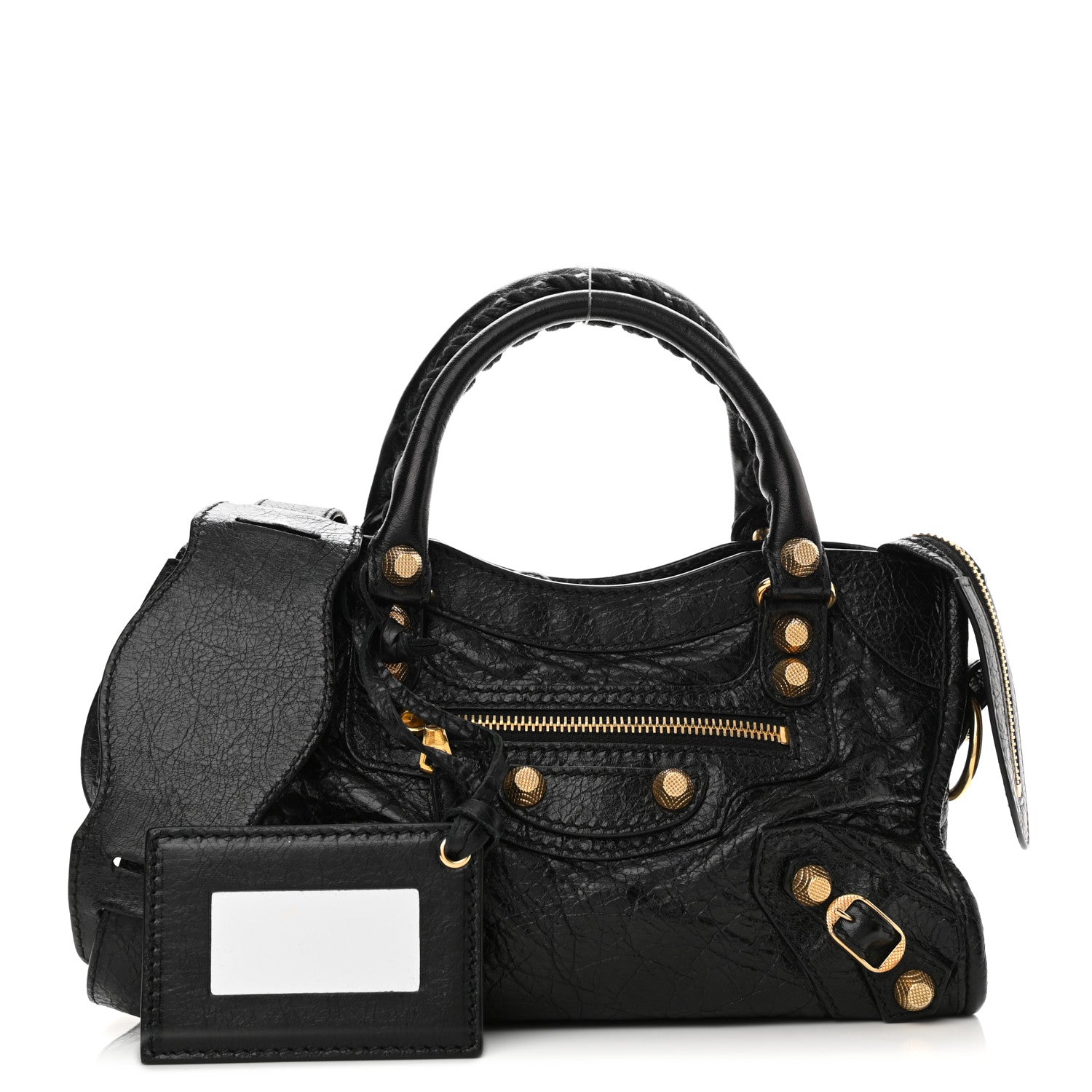 Balenciaga Agneau Giant 12 Gold Hardware Mini City Black 1 of 8