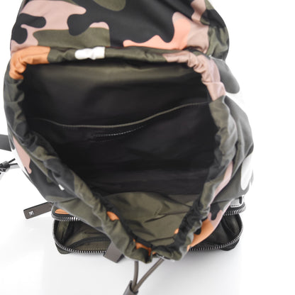 Valentino Garavani Nylon Camouflage Drawstring Backpack Multicolor 4 of 6