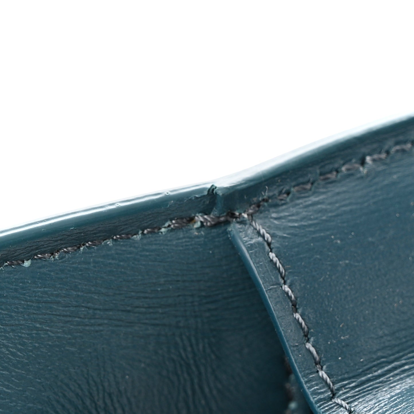 Box Calfskin Small Classic Box Flap Bag Petrol