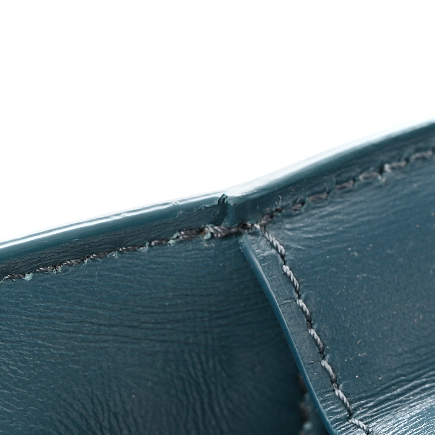 Celine Box Calfskin Small Classic Box Flap Bag Petrol 11 of 11