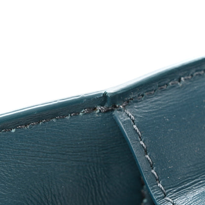 Celine Box Calfskin Small Classic Box Flap Bag Petrol 11 of 11