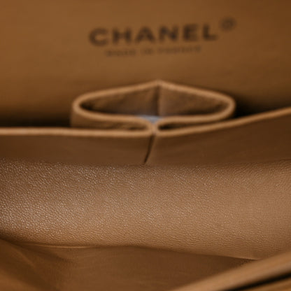 Chanel Caviar Quilted Medium Double Flap Beige 5 of 8