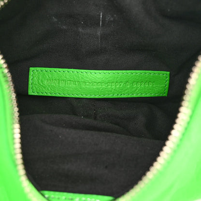 Balenciaga Agneau Arena Crystal Le Cagole Shoulder Bag XS Fluo Green 7 of 10