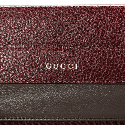 Gucci Grainy Calfskin Small Zumi Top Handle Bag Vintage Bordeaux 5 of 10