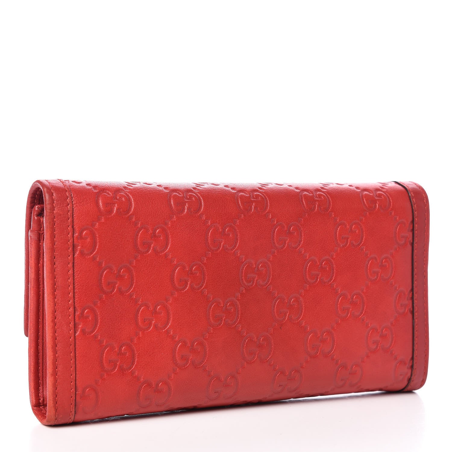 Gucci Guccissima Sukey Continental Wallet Tabasco 3 of 12