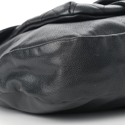Chanel Glazed Caviar Coco Rider Flap Hobo Dark Grey 8 of 11