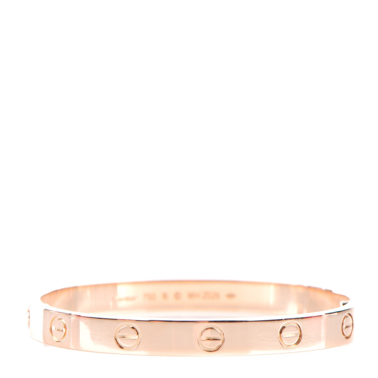 Cartier 18K Pink Gold LOVE Bracelet 16 1 of 5