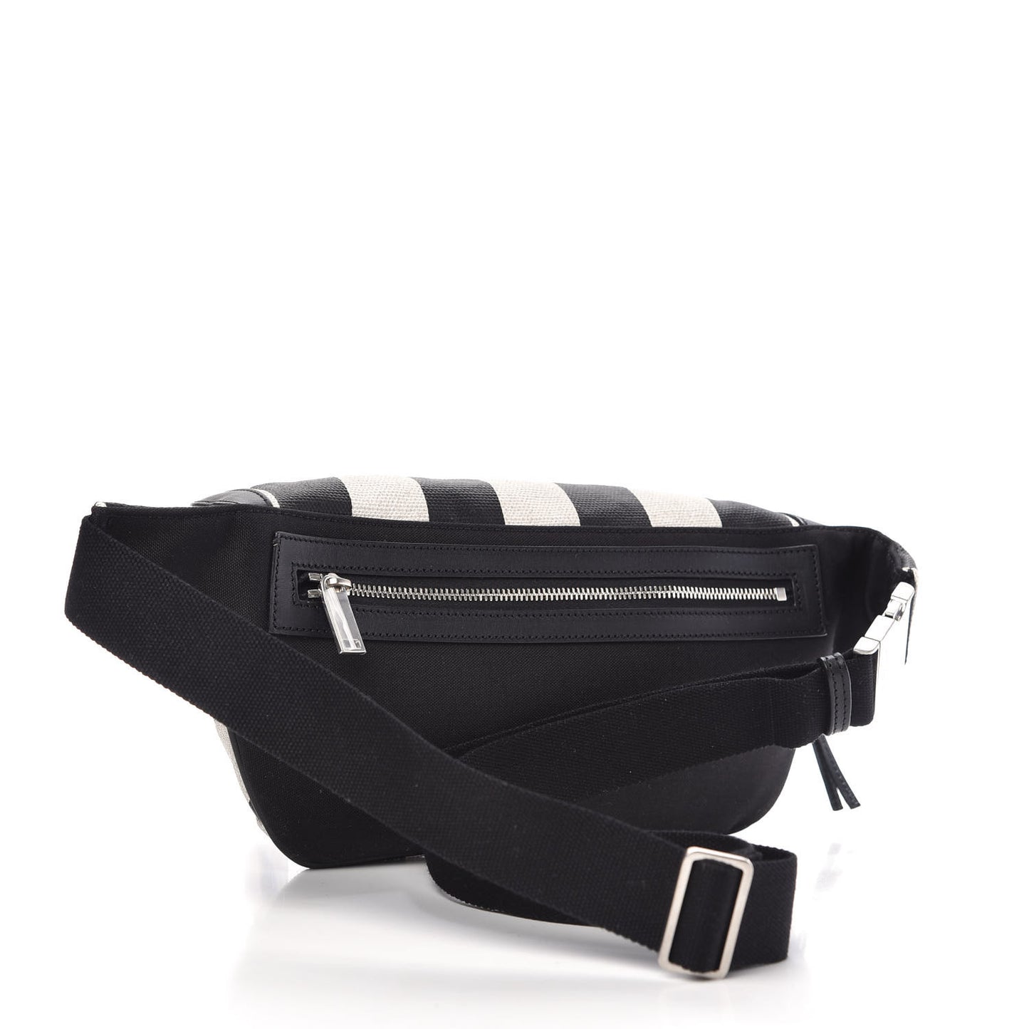 Canvas Classic Belt Bag Black White
