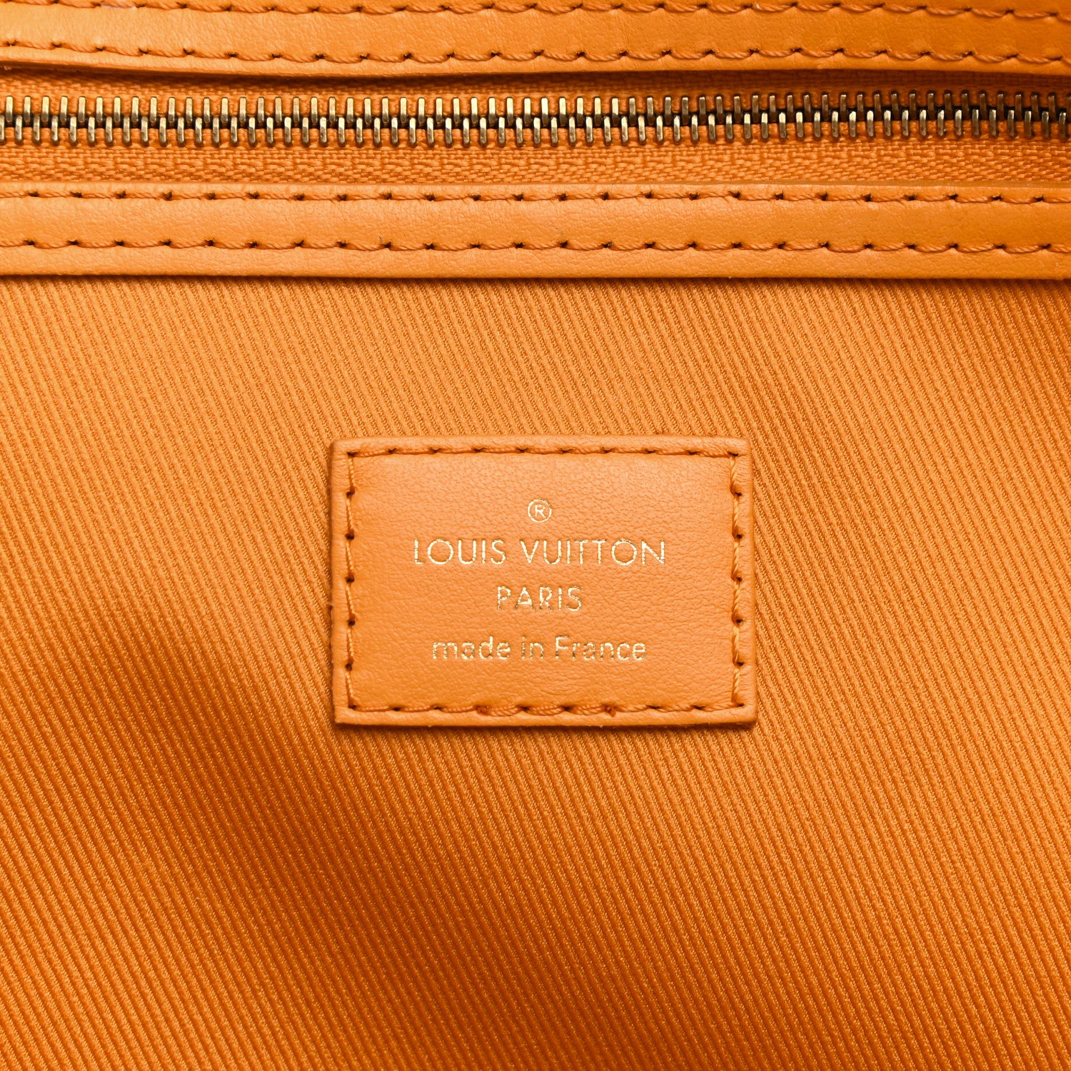 Louis Vuitton Denim Monogram Keepall Bandouliere 50 Ocre 5 of 13