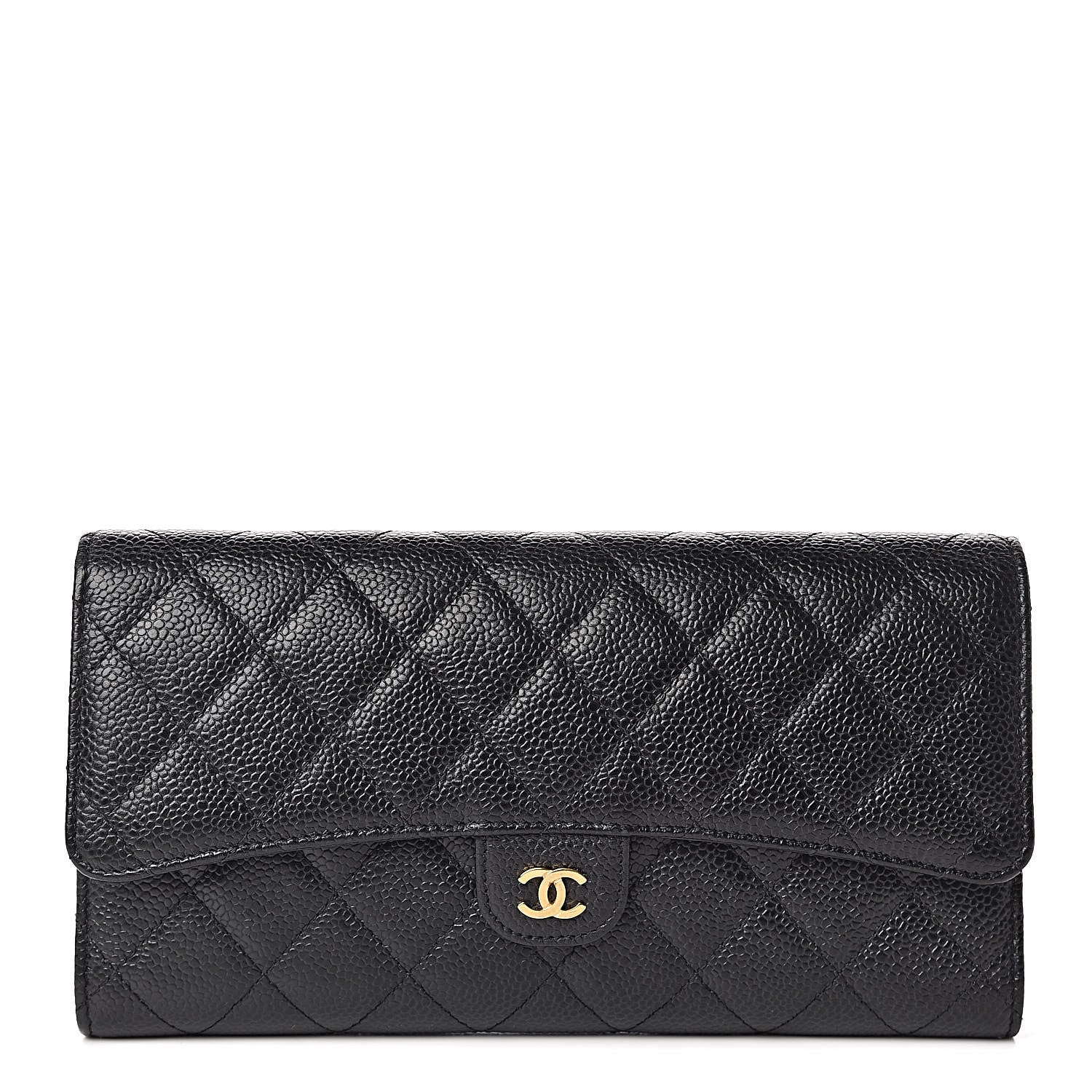 Chanel Caviar Quilted Travel Wallet Black 1 of 8