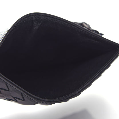 Bottega Veneta Calfskin Intrecciato Card Case Black 5 of 9