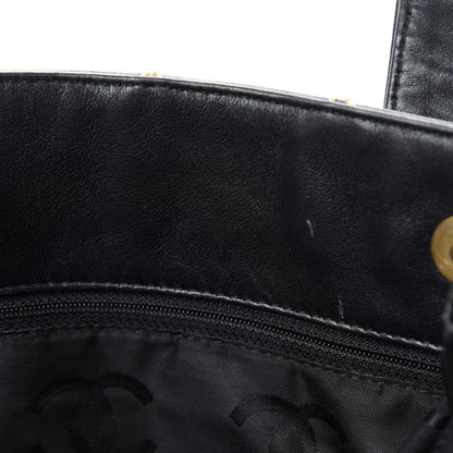 Chanel Calfskin Contrast Stitch Surpique Tote Black 12 of 15