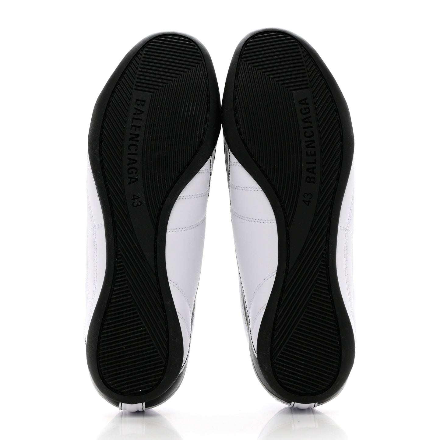 Polyurethane Womens Zen Sneakers 43 White Black