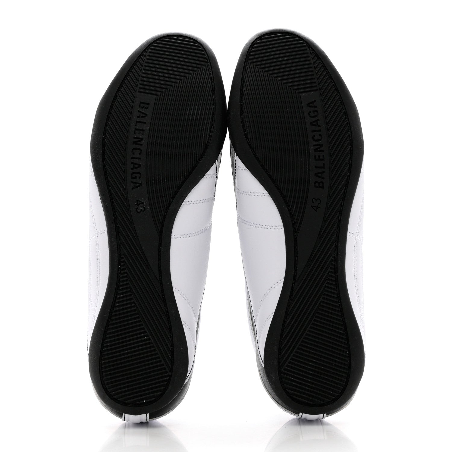 Balenciaga Polyurethane Womens Zen Sneakers 43 White Black 5 of 7