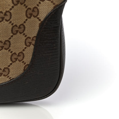 Gucci Monogram Web Jackie O Hobo Dark Brown 18 of 18