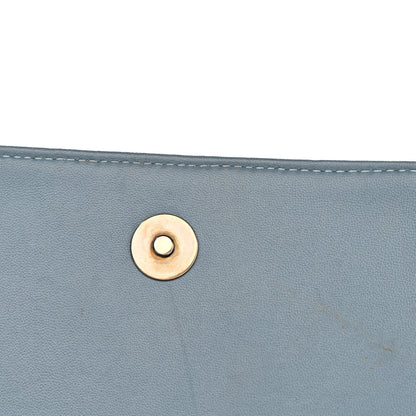 Chanel Lambskin Quilted Studded Boy Brick Flap Light Blue 14 of 14