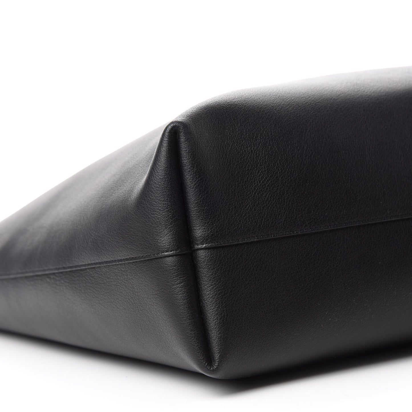 Calfskin Large Shopping Tote Black