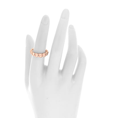 Van Cleef & Arpels 18K Rose Gold Perlee Pearls of Gold Variation Ring 53 6.5 2 of 4