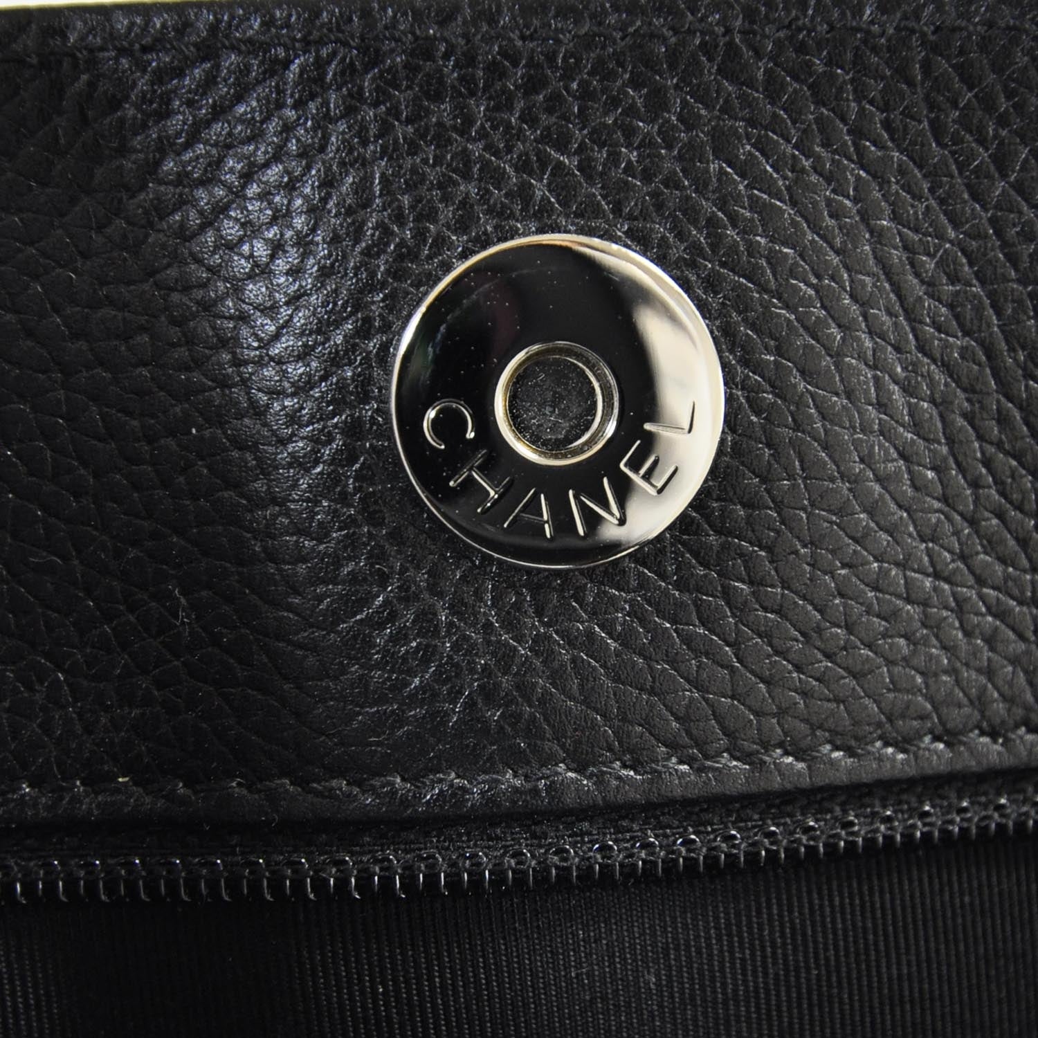 Chanel Caviar Cerf Executive Shopper Tote Black SHW 9 of 9