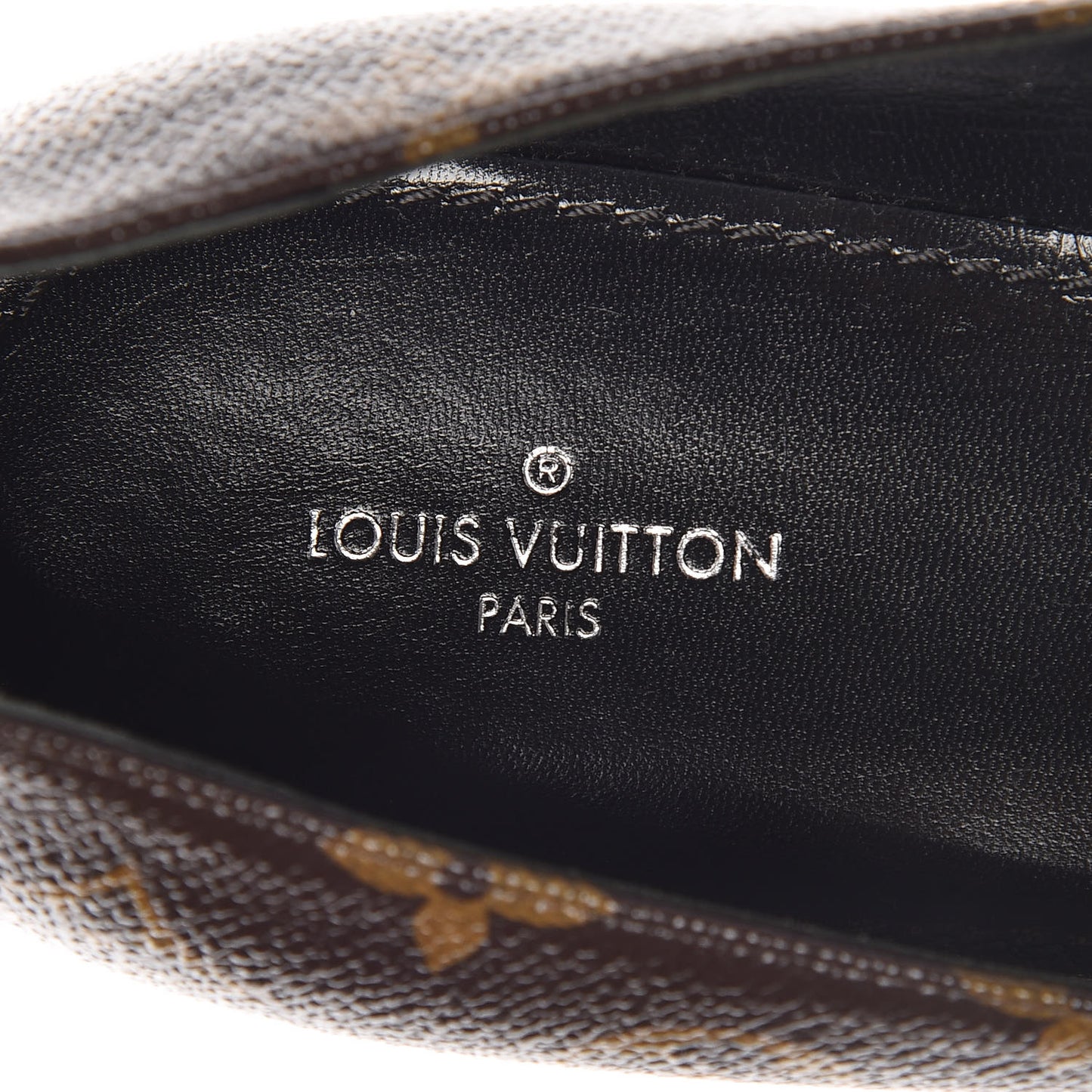 Patent Monogram Fetish Ballerina Flats 37.5