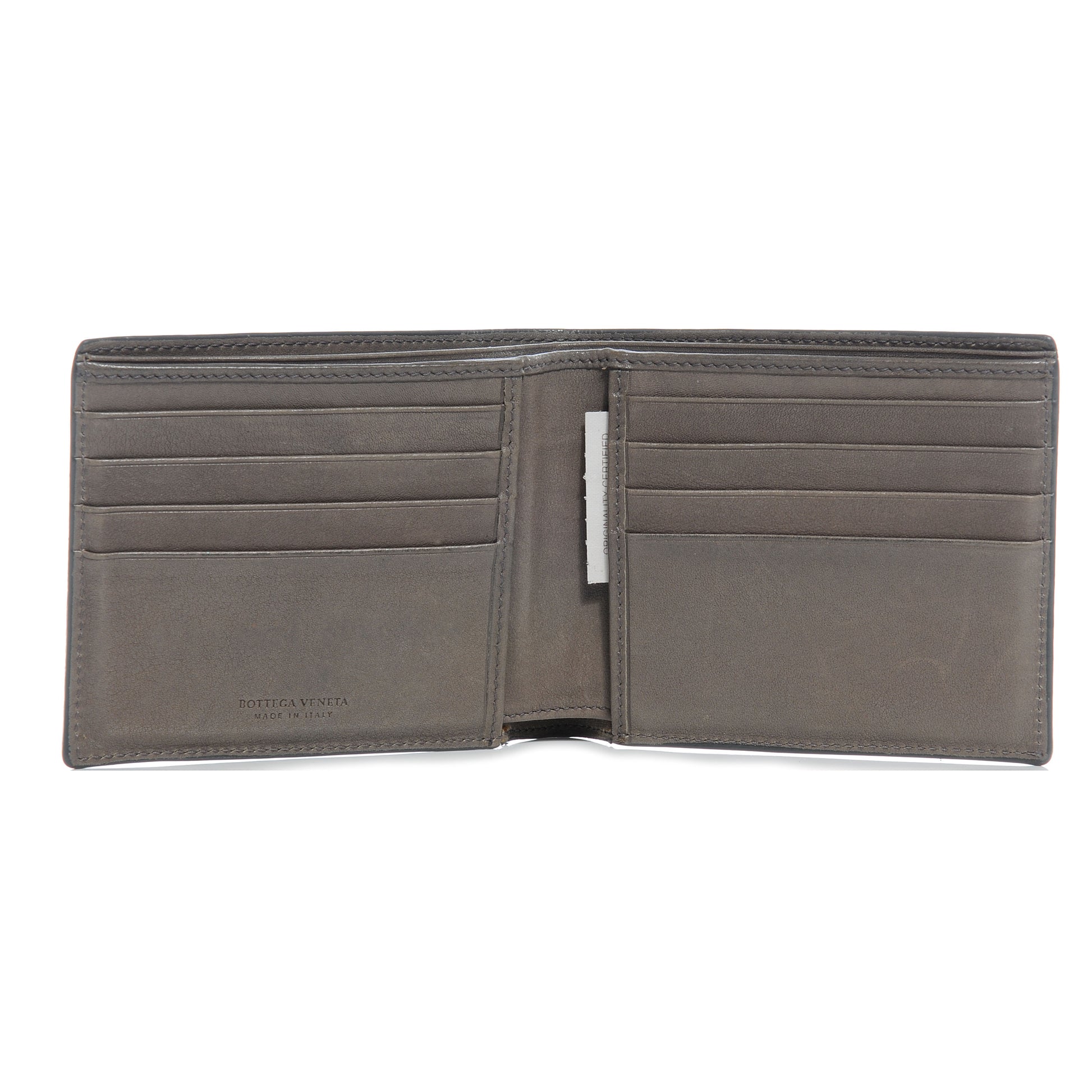Bottega Veneta Nappa Intrecciato Mens Wallet Grey 6 of 9