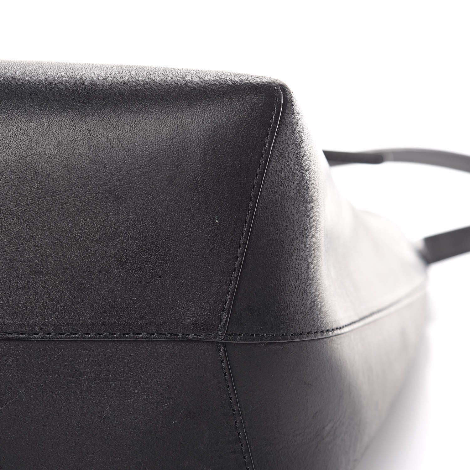 Mansur Gavriel Vegetable Tanned Calfskin Bucket Bag Black Ballerina 12 of 15