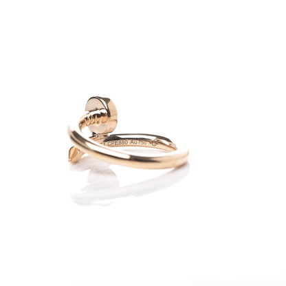 Cartier 18K Yellow Gold Juste Un Clou Ring 54 6.75 7 of 8