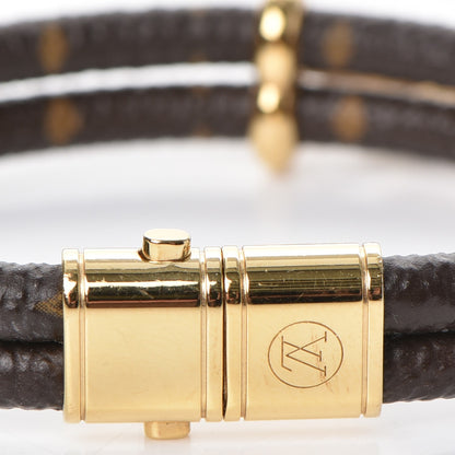Louis Vuitton Monogram Keep It Twice Bracelet 17 5 of 7