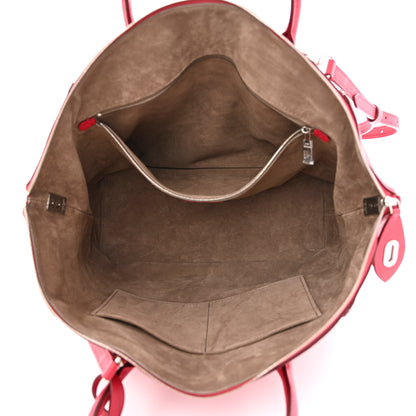 Louis Vuitton Veau Cachemire Soft Lockit MM Framboise 5 of 10