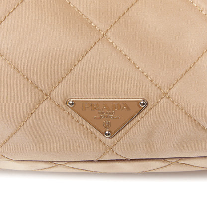 Prada Tessuto Nylon Saffiano Impunturato Messenger Cammello Brown 9 of 9