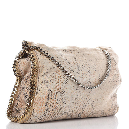 Stella McCartney Linen Eco Python Print Falabella Tote 3 of 8