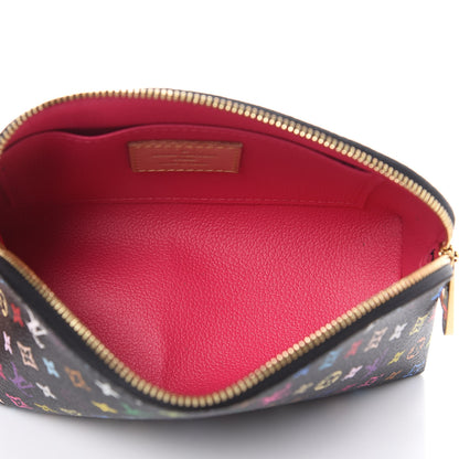 Louis Vuitton Monogram Multicolor Cosmetic Pouch Black Grenade 5 of 10