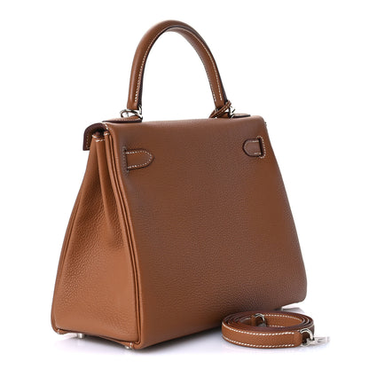 Hermes Togo Kelly Retourne 28 Gold 3 of 11