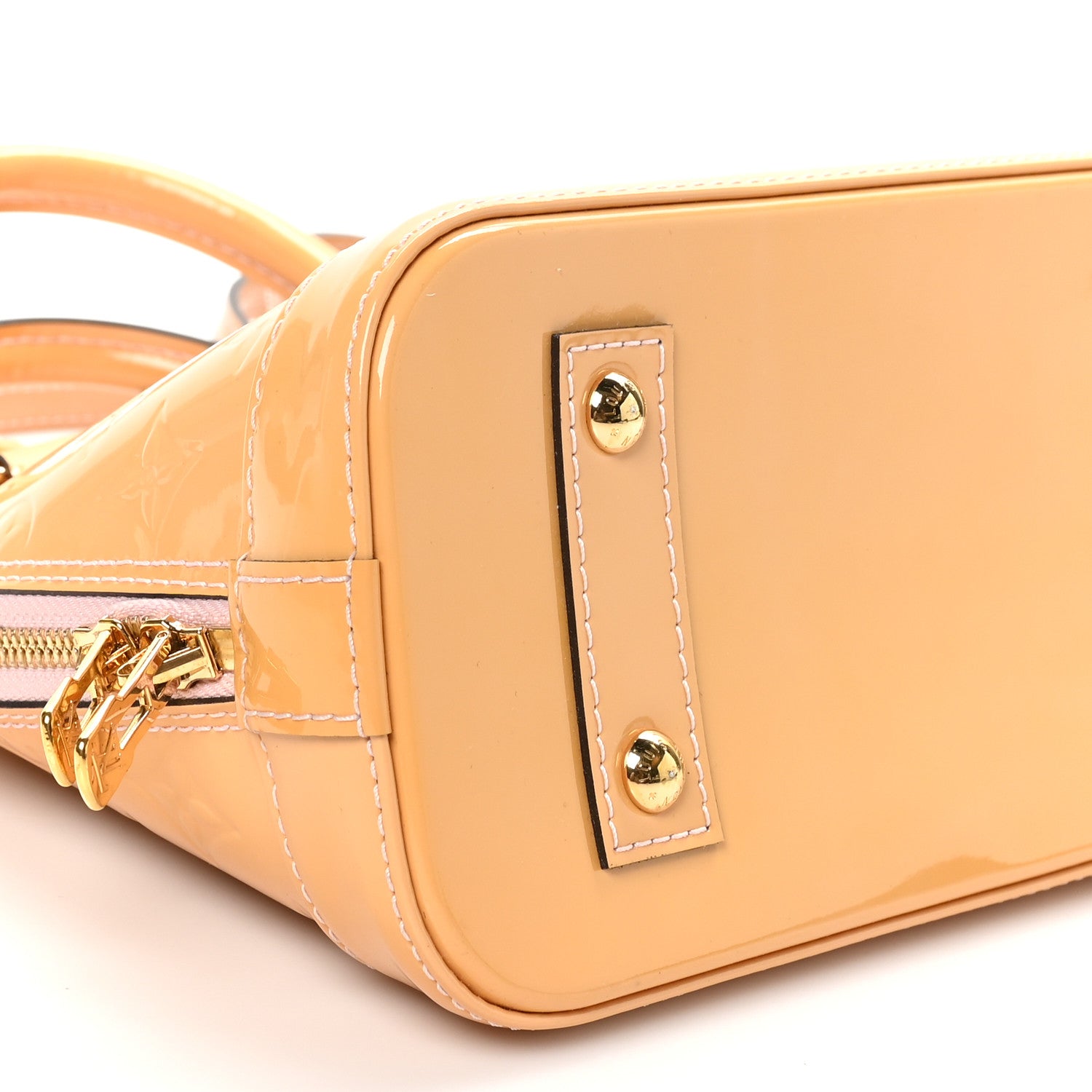 Louis Vuitton Vernis Alma BB Rose Velours 8 of 10