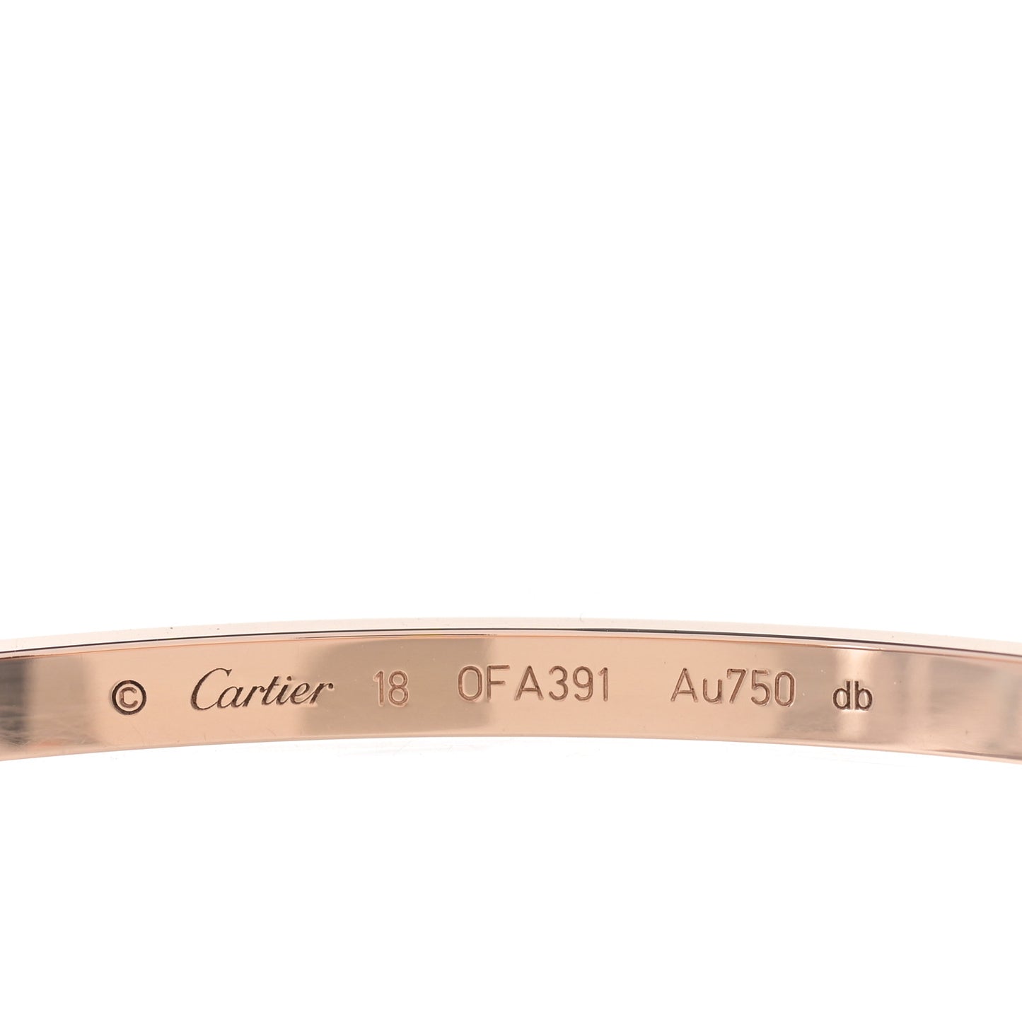 18K Pink Gold Small LOVE Bracelet 18