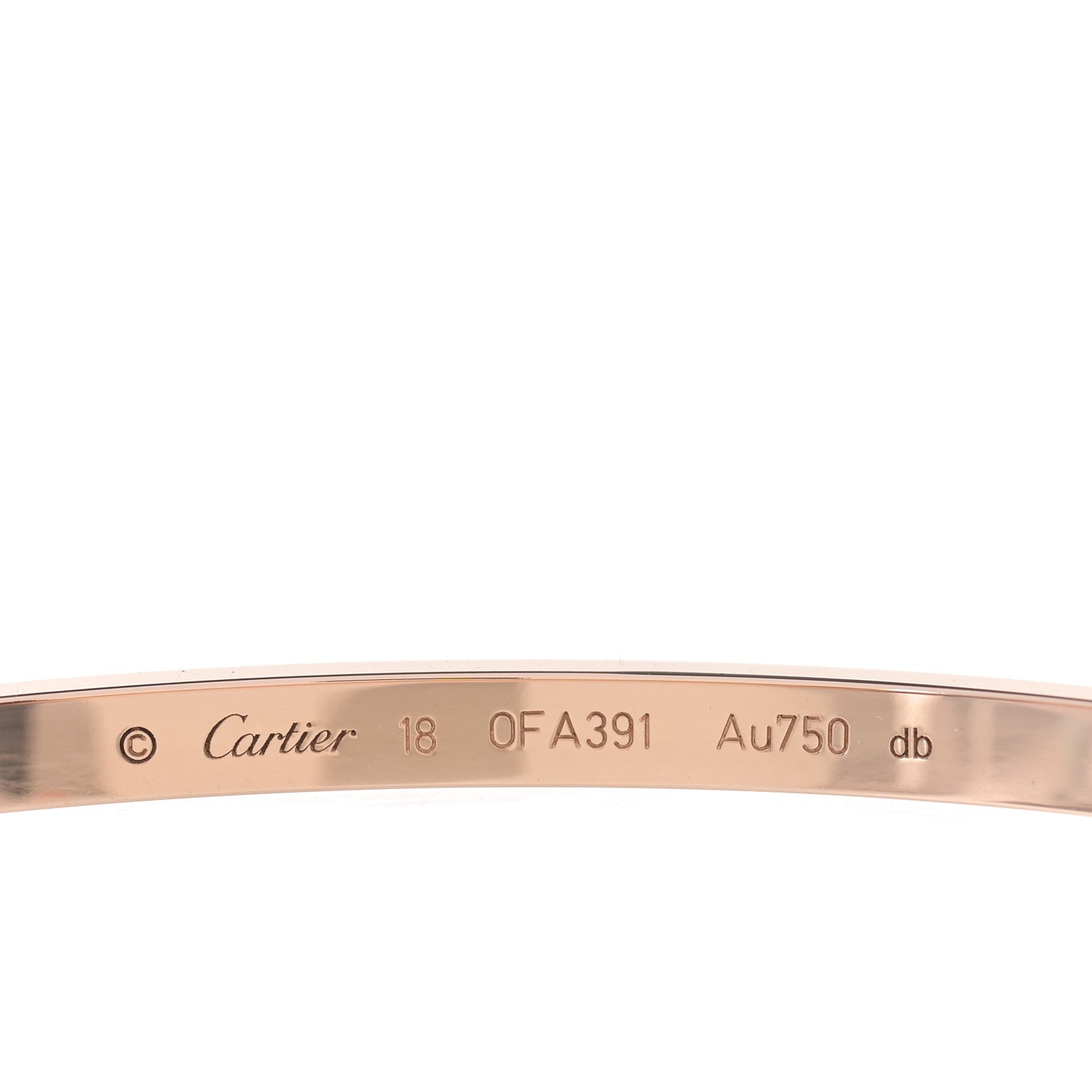 Cartier 18K Pink Gold Small LOVE Bracelet 18 4 of 5
