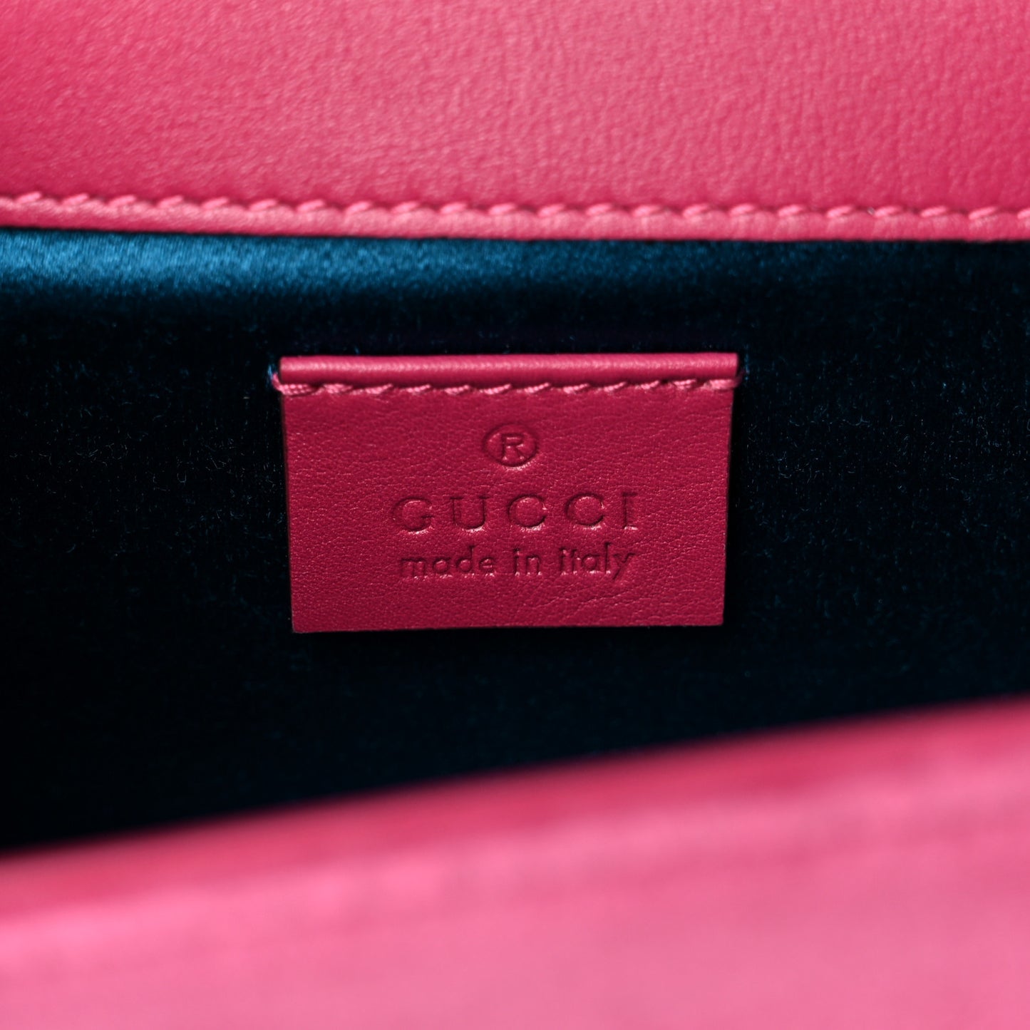 Velvet Crystal Square G Shoulder Bag Light Raspberry Rose