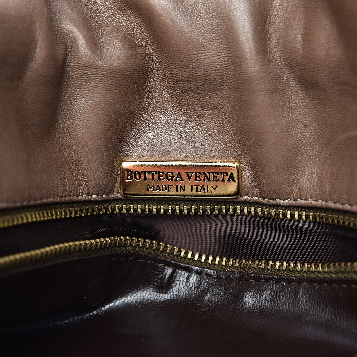 Bottega Veneta Nappa Intrecciato Flap Clutch Brown Taupe 6 of 8