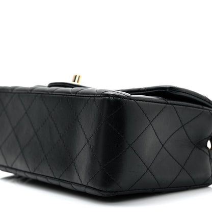 Chanel Lambskin Quilted Mini Rectangular Flap Black 9 of 9