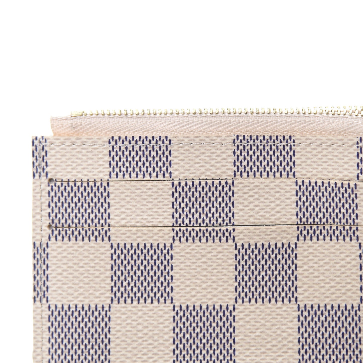 Damier Azur Emilie Wallet Rose Ballerine